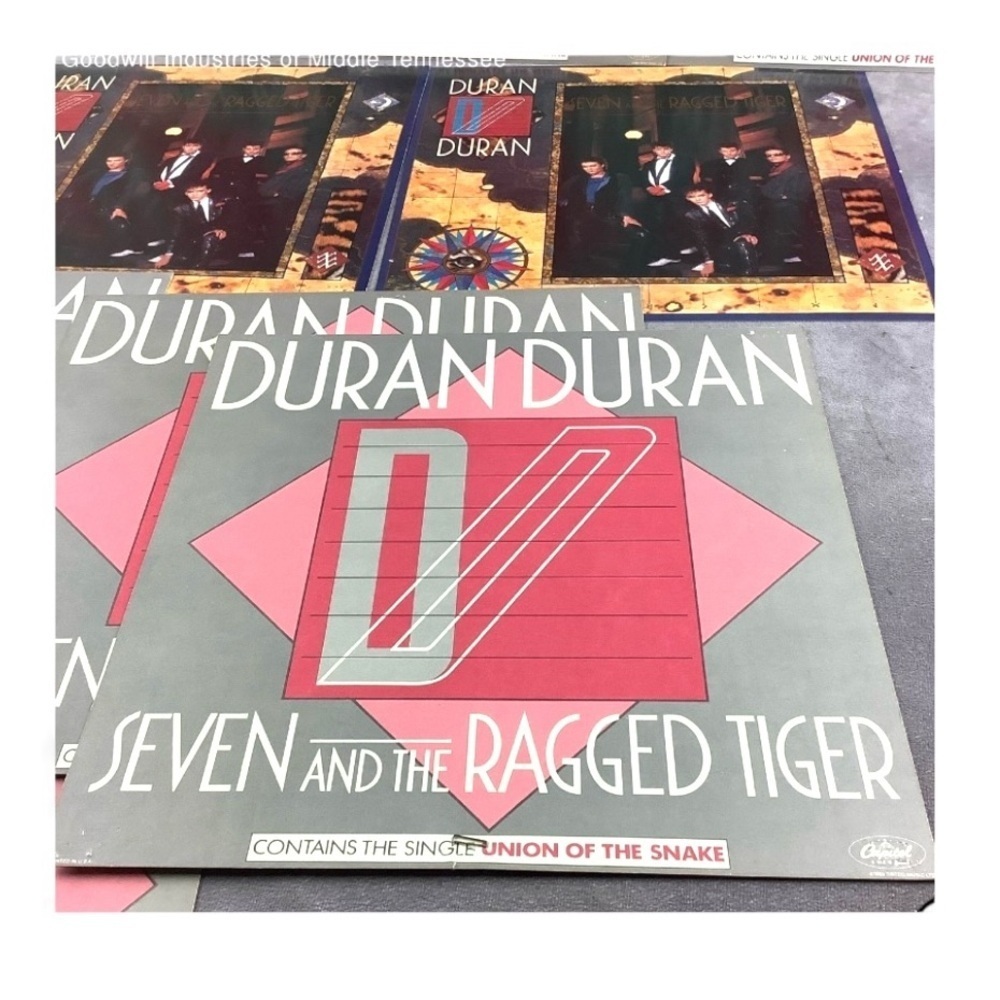 Duran Duran Promo Poster from Capitol Records for Seven & the Ragged Tiger 12x12